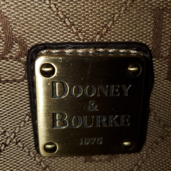 Dooney & Bourke Brown and Tan Satchel - Picture 2 of 10